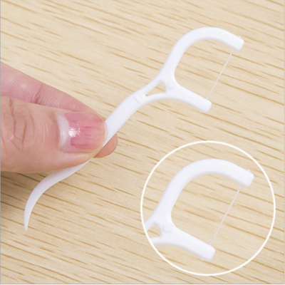 Top quality orthodontic biodegradable dental floss pick stick